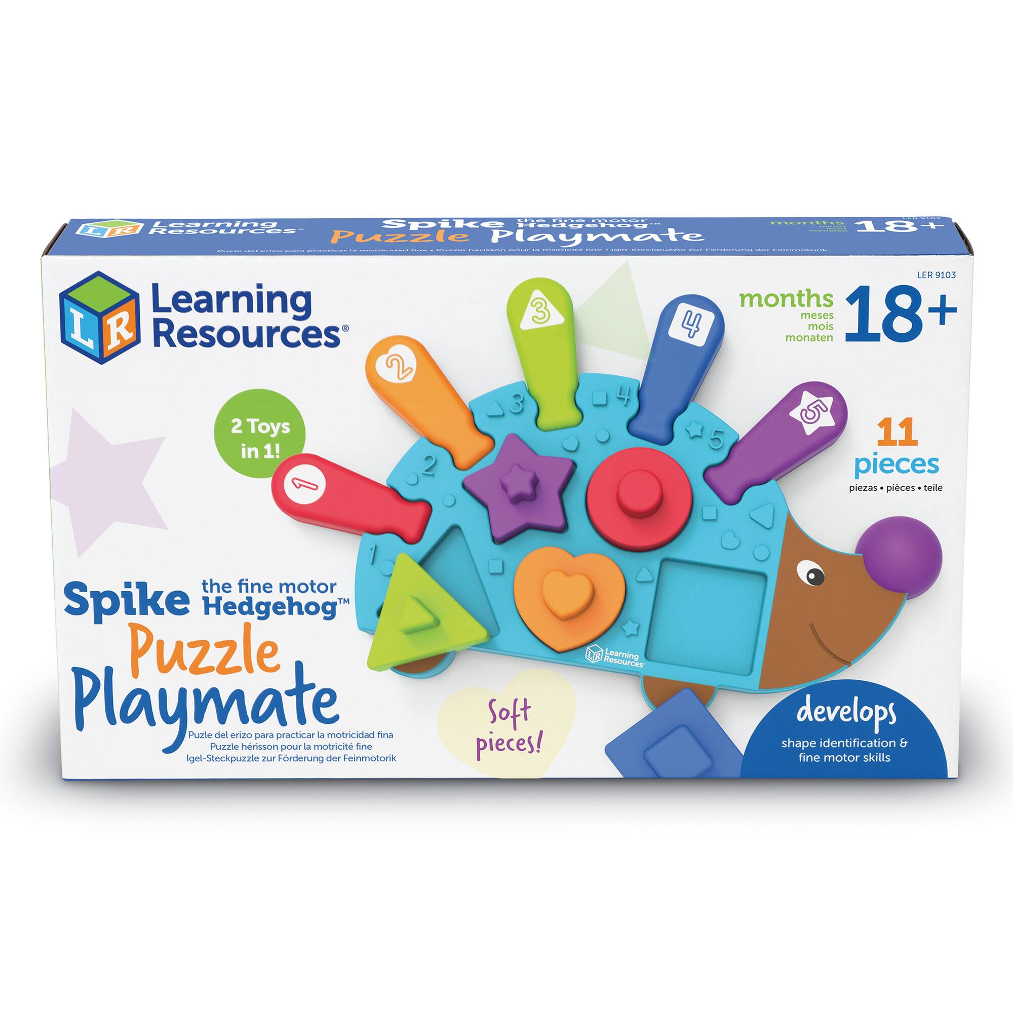 Learning Resources Spike the Fine Motor Hedgehog Puzzle Playmate